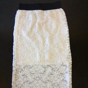 Hollister Skirt XS White